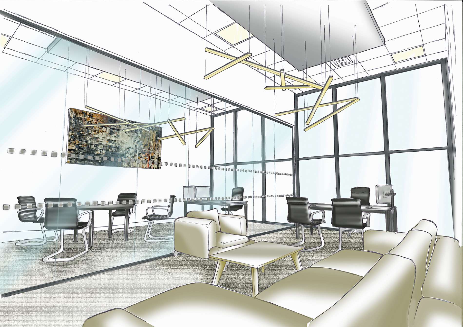 Breakout area sketch