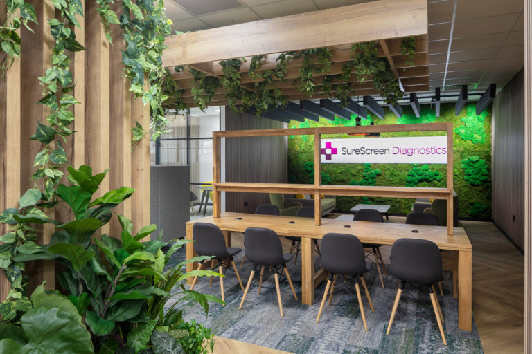 Reception touchdown area