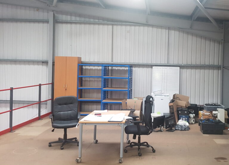 The mezzanine before transformation
